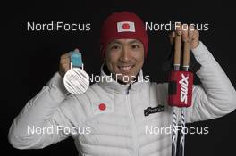 23.02.2018, Pyeongchang, Korea (KOR): Akito Watabe (JPN) - XXIII. Olympic Winter Games Pyeongchang 2018, nordic combined, medals, Pyeongchang (KOR). www.nordicfocus.com. © Thibaut/NordicFocus. Every downloaded picture is fee-liable.