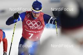 22.02.2018, Pyeongchang, Korea (KOR): Leevi Mutru (FIN) - XXIII. Olympic Winter Games Pyeongchang 2018, nordic combined, team HS140/4x5km, Pyeongchang (KOR). www.nordicfocus.com. © Thibaut/NordicFocus. Every downloaded picture is fee-liable.
