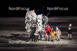09.02.2018, Pyeongchang, Korea (KOR): Event Feature: cultural program at the opening ceremony - XXIII. Olympic Winter Games Pyeongchang 2018, opening ceremony, Pyeongchang (KOR). www.nordicfocus.com. © Manzoni/NordicFocus. Every downloaded picture is fee-liable.