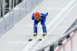 18.01.2018, Oberstdorf, Germany (GER): Richard Freitag (GER) - FIS ski flying world championships, qualification, individual HS225, Oberstdorf (GER). www.nordicfocus.com. © Rauschendorfer/NordicFocus. Every downloaded picture is fee-liable.