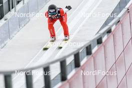 18.01.2018, Oberstdorf, Germany (GER): Andreas Schuler (SUI) - FIS ski flying world championships, training, individual HS225, Oberstdorf (GER). www.nordicfocus.com. © Rauschendorfer/NordicFocus. Every downloaded picture is fee-liable.