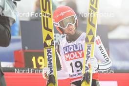 20.01.2018, Oberstdorf, Germany (GER): Markus Eisenbichler (GER) - FIS ski flying world championships, individual HS225, Oberstdorf (GER). www.nordicfocus.com. © Rauschendorfer/NordicFocus. Every downloaded picture is fee-liable.
