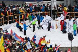 20.01.2018, Oberstdorf, Germany (GER): spectators with flags - FIS ski flying world championships, individual HS225, Oberstdorf (GER). www.nordicfocus.com. © Rauschendorfer/NordicFocus. Every downloaded picture is fee-liable.