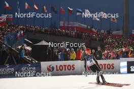 28.01.2018, Zakopane, Poland (POL): Karl Geiger (GER) - FIS world cup ski jumping, individual HS140, Zakopane (POL). www.nordicfocus.com. © Tumashov/NordicFocus. Every downloaded picture is fee-liable.