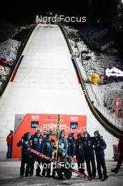 28.01.2018, Zakopane, Poland (POL): Anze Semenic (SLO), Peter Prevc (SLO) - FIS world cup ski jumping, individual HS140, Zakopane (POL). www.nordicfocus.com. © Tumashov/NordicFocus. Every downloaded picture is fee-liable.