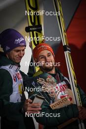 27.01.2018, Zakopane, Poland (POL): Markus Eisenbichler (GER), Andreas Wellinger (GER) - FIS world cup ski jumping, team HS140, Zakopane (POL). www.nordicfocus.com. © Tumashov/NordicFocus. Every downloaded picture is fee-liable.