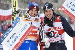 04.02.2018, Willingen, Germany (GER): Kamil Stoch (POL), Piotr Zyla (POL) - FIS world cup ski jumping, individual HS145, Willingen (GER). www.nordicfocus.com. © Thibaut/NordicFocus. Every downloaded picture is fee-liable.