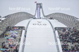 11.03.2018, Oslo, Norway (NOR): Andreas Schuler (SUI) - FIS world cup ski jumping, individual HS134, Oslo (NOR). www.nordicfocus.com. © Thibaut/NordicFocus. Every downloaded picture is fee-liable.