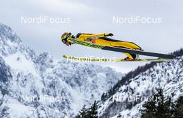 23.03.2018, Planica, Slovenia (SLO): Noriaki Kasai (JPN)  - FIS world cup ski flying, individual HS225, Planica (SLO). www.nordicfocus.com. © Nordicfocus/EXPA/JFK. Every downloaded picture is fee-liable.