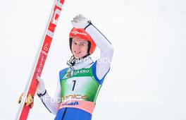 25.03.2018, Planica, Slovenia (SLO): Karl Geiger (GER)  - FIS world cup ski flying, individual HS225, Planica (SLO). www.nordicfocus.com. © Nordicfocus/EXPA/JFK. Every downloaded picture is fee-liable.