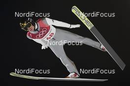 10.02.2018, Pyeongchang, Korea (KOR): Andreas Wellinger (GER) - XXIII. Olympic Winter Games Pyeongchang 2018, ski jumping, individual HS109, Pyeongchang (KOR). www.nordicfocus.com. © Thibaut/NordicFocus. Every downloaded picture is fee-liable.