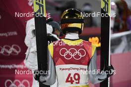 10.02.2018, Pyeongchang, Korea (KOR): Richard Freitag (GER) - XXIII. Olympic Winter Games Pyeongchang 2018, ski jumping, individual HS109, Pyeongchang (KOR). www.nordicfocus.com. © Thibaut/NordicFocus. Every downloaded picture is fee-liable.