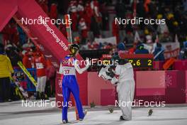 17.02.2018, Pyeongchang, Korea (KOR): Karl Geiger (GER) - XXIII. Olympic Winter Games Pyeongchang 2018, ski jumping, individual HS140, Pyeongchang (KOR). www.nordicfocus.com. © Thibaut/NordicFocus. Every downloaded picture is fee-liable.