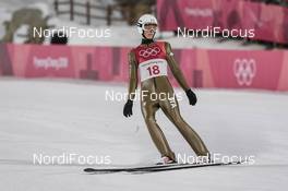 17.02.2018, Pyeongchang, Korea (KOR): Alex Insam (ITA) - XXIII. Olympic Winter Games Pyeongchang 2018, ski jumping, individual HS140, Pyeongchang (KOR). www.nordicfocus.com. © Thibaut/NordicFocus. Every downloaded picture is fee-liable.