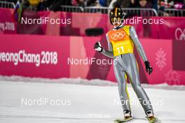 19.02.2018, Pyeongchang, Korea (KOR): Richard Freitag (GER) - XXIII. Olympic Winter Games Pyeongchang 2018, ski jumping, team HS140, Pyeongchang (KOR). www.nordicfocus.com. © Thibaut/NordicFocus. Every downloaded picture is fee-liable.
