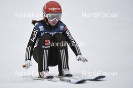 11.03.2018, Oslo, Norway (NOR): Juliane Seyfarth (GER) - FIS world cup ski jumping ladies, individual HS134, Oslo (NOR). www.nordicfocus.com. © Thibaut/NordicFocus. Every downloaded picture is fee-liable.