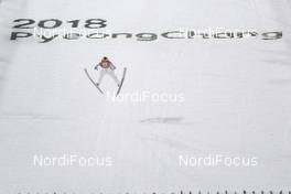 12.02.2018, Pyeongchang, Korea (KOR): Alexandra Kustova (RUS) - XXIII. Olympic Winter Games Pyeongchang 2018, ski jumping ladies, individual HS109, Pyeongchang (KOR). www.nordicfocus.com. © Thibaut/NordicFocus. Every downloaded picture is fee-liable.