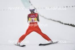 12.02.2018, Pyeongchang, Korea (KOR): Irina Avvakumova (RUS) - XXIII. Olympic Winter Games Pyeongchang 2018, ski jumping ladies, individual HS109, Pyeongchang (KOR). www.nordicfocus.com. © Thibaut/NordicFocus. Every downloaded picture is fee-liable.