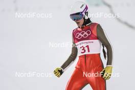12.02.2018, Pyeongchang, Korea (KOR): Irina Avvakumova (RUS) - XXIII. Olympic Winter Games Pyeongchang 2018, ski jumping ladies, individual HS109, Pyeongchang (KOR). www.nordicfocus.com. © Thibaut/NordicFocus. Every downloaded picture is fee-liable.