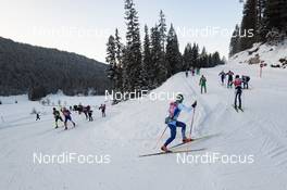13.01.2018, Seefeld, Austria (AUT): group of athletes - Visma Ski Classics Kaiser Maximilian Lauf, Seefeld (AUT). www.nordicfocus.com. © Rauschendorfer/NordicFocus. Every downloaded picture is fee-liable.