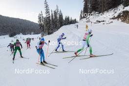 13.01.2018, Seefeld, Austria (AUT): group of athletes  - Visma Ski Classics Kaiser Maximilian Lauf, Seefeld (AUT). www.nordicfocus.com. © Rauschendorfer/NordicFocus. Every downloaded picture is fee-liable.