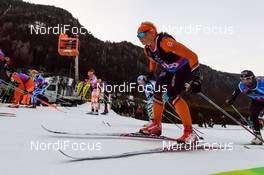 28.01.2018, Molina di Fiemme, Italy (ITA): Marthe Kristine Hafsahl Karset (NOR) - Visma Ski Classics Marcialonga, Molina di Fiemme (ITA). www.nordicfocus.com. © Rauschendorfer/NordicFocus. Every downloaded picture is fee-liable.