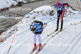 28.01.2018, Molina di Fiemme, Italy (ITA): Oscar Persson (SWE), Anders Aukland (NOR), (l-r)  - Visma Ski Classics Marcialonga, Molina di Fiemme (ITA). www.nordicfocus.com. © Rauschendorfer/NordicFocus. Every downloaded picture is fee-liable.