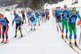 28.01.2018, Molina di Fiemme, Italy (ITA): leaders - Visma Ski Classics Marcialonga, Molina di Fiemme (ITA). www.nordicfocus.com. © Rauschendorfer/NordicFocus. Every downloaded picture is fee-liable.