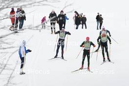 03.02.2018, Oberammergau, Germany (GER): Tobias Rath (GER), Florian Notz (GER), Michael Willeitner (GER), (l-r)  - FIS World Loppet Cup Koenig Ludwig Lauf, Oberammergau (GER). www.nordicfocus.com. © Rauschendorfer/NordicFocus. Every downloaded picture is fee-liable.