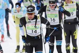 04.02.2018, Oberammergau, Germany (GER): Ivan Perrillat Boiteux (FRA), Loic Guigonnet (FRA), (l-r)  - FIS World Loppet Cup Koenig Ludwig Lauf, Oberammergau (GER). www.nordicfocus.com. © Rauschendorfer/NordicFocus. Every downloaded picture is fee-liable.