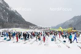 04.02.2018, Oberammergau, Germany (GER): preparations for the start - FIS World Loppet Cup Koenig Ludwig Lauf, Oberammergau (GER). www.nordicfocus.com. © Rauschendorfer/NordicFocus. Every downloaded picture is fee-liable.