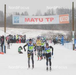 18.02.2018, Tartu, Estonia (EST): LOIC Guigonnet (FRA), BASTIEN Poirrier (FRA) - FIS World Loppet Tartu Marathon, Tartu (EST). www.nordicfocus.com. © Tumashov/NordicFocus. Every downloaded picture is fee-liable.