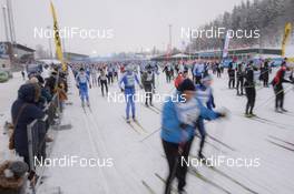 18.02.2018, Tartu, Estonia (EST): Start - FIS World Loppet Tartu Marathon, Tartu (EST). www.nordicfocus.com. © Tumashov/NordicFocus. Every downloaded picture is fee-liable.