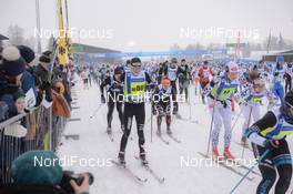 18.02.2018, Tartu, Estonia (EST): Start, SERAINA Boner (SUI) - FIS World Loppet Tartu Marathon, Tartu (EST). www.nordicfocus.com. © Tumashov/NordicFocus. Every downloaded picture is fee-liable.