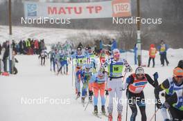 18.02.2018, Tartu, Estonia (EST): MART KEVIN P??lluste (EST), GERARD Angellet (FRA) - FIS World Loppet Tartu Marathon, Tartu (EST). www.nordicfocus.com. © Tumashov/NordicFocus. Every downloaded picture is fee-liable.