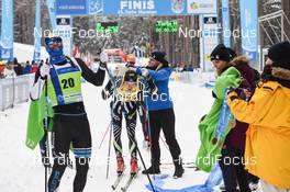 18.02.2018, Tartu, Estonia (EST): HIMMA Martti ( EST), ANTOINE AUGER ( FRA) - FIS World Loppet Tartu Marathon, Tartu (EST). www.nordicfocus.com. © Tumashov/NordicFocus. Every downloaded picture is fee-liable.