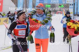18.02.2018, Tartu, Estonia (EST): AURELIE Dabudyk (FRA), MARIA Graefnings (SWE) - FIS World Loppet Tartu Marathon, Tartu (EST). www.nordicfocus.com. © Tumashov/NordicFocus. Every downloaded picture is fee-liable.