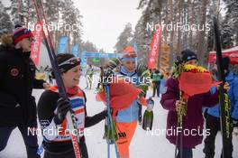 18.02.2018, Tartu, Estonia (EST): AURELIE Dabudyk (FRA), MARIA Graefnings (SWE) - FIS World Loppet Tartu Marathon, Tartu (EST). www.nordicfocus.com. © Tumashov/NordicFocus. Every downloaded picture is fee-liable.