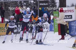 04.03.2018, Mora, Sweden (SWE): Rikard Tynell (SWE), Jens Eriksson (SWE), (l-r) - Visma Ski Classics, 94th Vasaloppet, Mora (SWE). www.nordicfocus.com. © Manzoni/NordicFocus. Every downloaded picture is fee-liable.