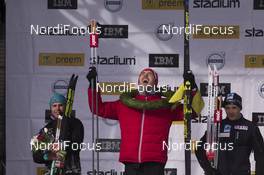 04.03.2018, Mora, Sweden (SWE): Bob Impola (SWE), Andreas Nygaard (NOR), Stian Hoelgaard (NOR), (l-r) - Visma Ski Classics, 94th Vasaloppet, Mora (SWE). www.nordicfocus.com. © Manzoni/NordicFocus. Every downloaded picture is fee-liable.