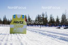 14.04.2018, Levi, Finland (FIN): Start sign for the overall leader - Visma Ski Classics Yllaes-Levi, Levi (FIN). www.nordicfocus.com. © Manzoni/NordicFocus. Every downloaded picture is fee-liable.