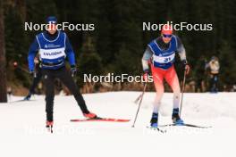 01.11.2023, Davos, Switzerland (SUI): Dario Cologna (SUI), Toni Livers (SUI), (l-r) - Cross-Country preseason training, Davos (SUI). www.nordicfocus.com. © Manzoni/NordicFocus. Every downloaded picture is fee-liable.