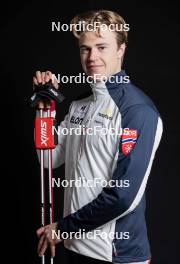 07.12.2023, Oestersund, Sweden (SWE): Matz Jenssen (NOR) - FIS world cup cross-country, photoshooting, Oestersund (SWE). www.nordicfocus.com. © Modica/NordicFocus. Every downloaded picture is fee-liable.