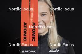 07.12.2023, Oestersund, Sweden (SWE): Amanda Saari (FIN) - FIS world cup cross-country, photoshooting, Oestersund (SWE). www.nordicfocus.com. © Modica/NordicFocus. Every downloaded picture is fee-liable.