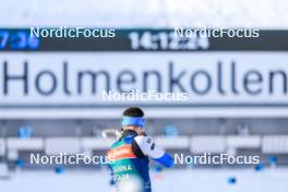28.02.2024, Oslo, Norway (NOR): Rene Zahkna (EST) - IBU World Cup Biathlon, training, Oslo (NOR). www.nordicfocus.com. © Manzoni/NordicFocus. Every downloaded picture is fee-liable.