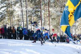 17.03.2024, Falun, Sweden (SWE): Kaidy Kaasiku (EST), Nadine Faehndrich (SUI), (l-r)  - FIS world cup cross-country, mass, Falun (SWE). www.nordicfocus.com. © Modica/NordicFocus. Every downloaded picture is fee-liable.