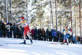 17.03.2024, Falun, Sweden (SWE): Nadine Faehndrich (SUI), Elin Henriksson (SWE), (l-r)  - FIS world cup cross-country, mass, Falun (SWE). www.nordicfocus.com. © Modica/NordicFocus. Every downloaded picture is fee-liable.