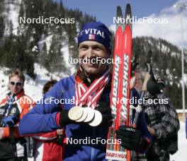 13.03.2005, Hochfilzen, Austria (AUT) Ole Einar Bjoerndalen (NOR) - IBU World Championships Biathlon, mass start men, Hochfilzen (AUT). www.nordicfocus.com. © Furtner/NordicFocus. Every downloaded picture is fee-liable.