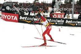 12.03.2005, Hochfilzen, Austria (AUT) Ole Einar Bjoerndalen (NOR) - IBU World Championships Biathlon, relay men, Hochfilzen (AUT). www.nordicfocus.com. © Furtner/NordicFocus. Every downloaded picture is fee-liable.