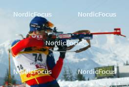 05.03.2005, Hochfilzen, Austria (AUT) Ole Einar Bjoerndalen (NOR) - IBU World Championships Biathlon, sprint men, Hochfilzen (AUT). www.nordicfocus.com. © Furtner/NordicFocus. Every downloaded picture is fee-liable.